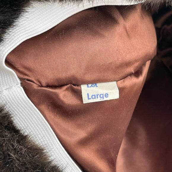 Vintage 60s‎ 70s faux fur brown hat - Picture 7 of 10